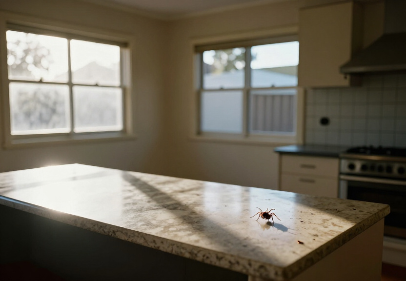 Ant trail in a Villawood residential property before treatment
